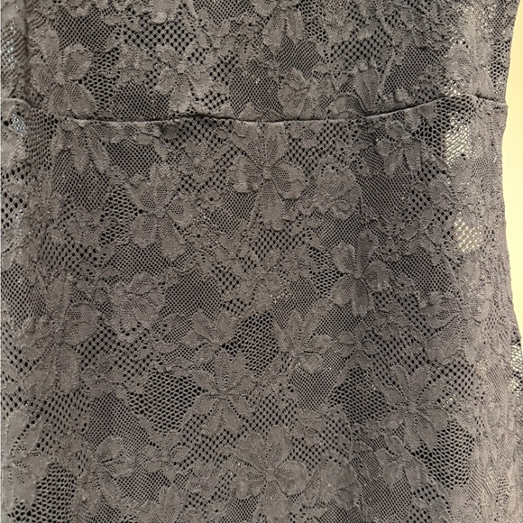 Fleur du Mal Le Stretch Lace Racer Tank midi Dress - Picture 6 of 11